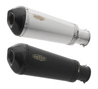 Shark Auspuff Silenciador SHARK DSX-7 acero inoxidable cepillado con tapa de extremo de carbono