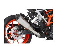 Shark Auspuff Silenciador SHARK DSX-7 acero inoxidable cepillado con tapa de extremo de carbono