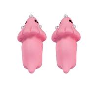 Shark Biting Earrings - Cartoon Animal Ear Studs Featuring Crocodile, Designs | Whimsical Jewelry for Women, Girls | Daily Wear Accessories for Outfits, Party Looks, Novelty, Fun Decoration