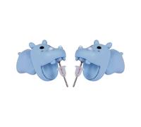 Shark Biting Earrings - Cartoon Animal Ear Studs Featuring Crocodile, Designs | Whimsical Jewelry for Women, Girls | Daily Wear Accessories for Outfits, Party Looks, Novelty, Fun Decoration