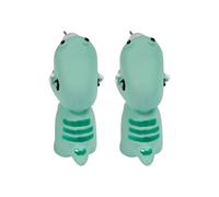 Shark Biting Earrings - Cartoon Animal Ear Studs Featuring Crocodile, Designs | Whimsical Jewelry for Women, Girls | Daily Wear Accessories for Outfits, Party Looks, Novelty, Fun Decoration