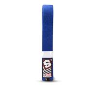 SHARK BOXING Cinturón Blanco BJJ, Cinturón Jiu Jitsu | El complemento perfecto para tu Kimono de Jiu Jitsu (Azul, A4)