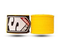 SHARK BOXING Vendas Boxeo 5 Metros, Vendas de Boxeo, Vendas para Muay Thai, Kick Boxing, MMA, Boxeo Lazo para Pulgar, Máxima Sujeción (Amarilla)