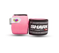 SHARK BOXING Vendas Boxeo para Niño, Vendas de Boxeo 2.5m, Vendas para Muay Thai, Kick Boxing, MMA, Boxeo Lazo para Pulgar, Máxima Sujeción (Rosa)