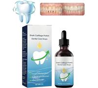 Shark Cartilage Protein Dental Care Drops, Tooth Serum Whitening,Tooth Serum Correcting Stain Removal,Tooth Serum Correcting Stain Removal, Painless, No Sensitivity, Restore Gum Vitality (1 Pcs)