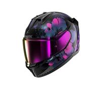 Shark, Casco de moto integral D-SWKAL 3 MAYFER, Black violet glitter KVX, M
