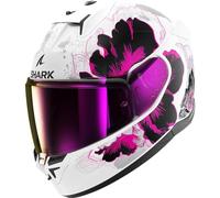 Shark, Casco de moto integral D-SWKAL 3 MAYFER, White violet anthracite WVA, XS