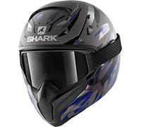 SHARK Casco de moto VANCORE 2 KANHJI MAT AKB, Anthracite/Azul, L