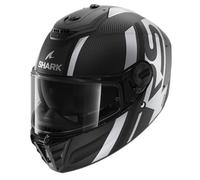 Shark Spartan RS Shawn Carbon Casco, negro-plata, tamaño L