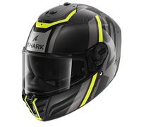 Shark Spartan RS Carbon Shawn, casco integral XS male Negro/Amarillo/Gris Oscuro