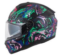 Shark Ridill 2 Raging Beast, casco integral S male Mate Negro/Violeta/Verde