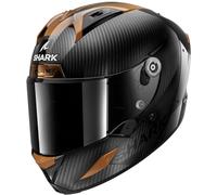 Shark Aeron Carbon Skin Casco, carbono-bronce, tamaño 2XL para Hombres