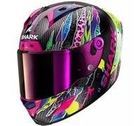 Shark, Casco Moto Integral AERON FAWN Carbon Violet Yellow DVY, M