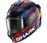 Shark D-Skwal 3 Speed-Vib, casco integral S female Negro/Rojo/Azul