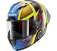Shark, Casco Moto Integral RACE-R PRO GP REPLICA CAM PETERSEN x TROY LEE DESIGNS Anthracite Yellow Blue, S