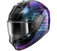 SHARK, Casco Moto Integral RIDILL 2 REPTAIA Black Violet Glitter KVX, XS
