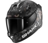 Shark Skwal i3 Hellcat Casco, negro-gris, tamaño M para Hombres