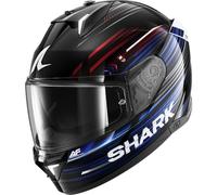 SHARK, Casco Moto Integral SKWAL i3 LIGHT-BLUR Black Red Blue KRB, XS