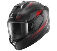 SHARK, Casco Moto Integral SKWAL i3 MEKARIUM Black Anthracite Red KAR, L