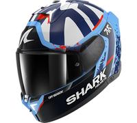 SHARK, Casco Moto Integral SKWAL i3 REPLICA RAUL FERNANDEZ Black Blue White BBW, S