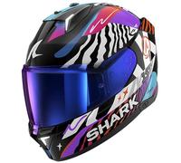 SHARK, Casco Moto Integral SKWAL i3 SPEED-FANCY Black White Orange KWO, XS