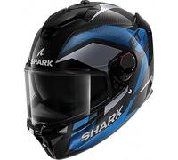 SHARK Casco moto integral Spartan GT Pro Carbon RITMO Negro/Azul DBU Talla S