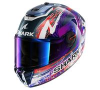 SHARK, Casco Moto Integral SPARTAN RS CARBON ZARCO SIGNATURE Carbon White Violet DWV, XXL