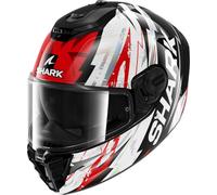 SHARK, Casco Moto Integral SPARTAN RS HIBOLT Black Red Chrome KRU, L