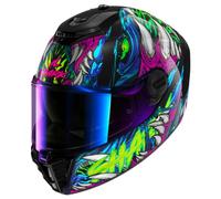 Shark Spartan RS Shaytan Casco Negro-verde-violeta M Negro-verde-violeta M