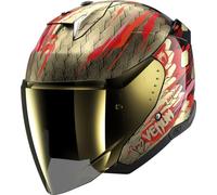 SHARK, Casco Moto Jet SKWAL i3 JET VENUM Black Red Gold KRQ, XS