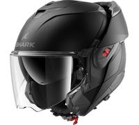 SHARK Casco abatible OXO Blank Mujer Negro mate XL