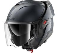SHARK, Casco Moto Modular OXO BLANK Gun Metal A05, L