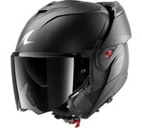 SHARK, Casco Moto Modular OXO DARK SHADOW Black Mat Titan A08, XXL