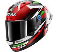 SHARK Cascos Aeron GP FIM Racing Firstlap Carbon / Red / Green L