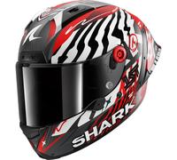 SHARK, Casco Moto Integral AERON-GP FIM RACING #2 SPEED-FANCY Carbon White Red DWR, XS