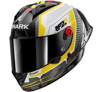 Shark Aeron-GP Raul Fernandez Signature, casco integral S male Negro/Blanco/Azul/Amarillo