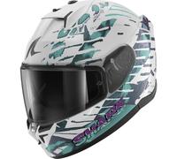 SHARK Cascos D-Skwal 3 Reptaia White / Teal M