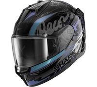 Casco Integral Shark D-SKWAL 3 STREETRUSH Black Green Chrome