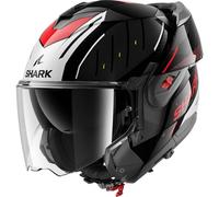 SHARK Cascos Oxo Rydger Black / Silver / Red L