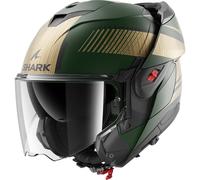 SHARK Cascos Oxo Sikter Matt Green / Chrom / Gold S
