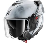 SHARK Cascos Oxo Speed-Tech Silver / White / Black XXL