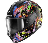 SHARK, Casco Moto Integral RIDILL 2 RAGING BEAST Black Violet Yellow KVY, L