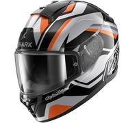 SHARK Cascos Ridill 2 TLD Apex Silver / Black / Orange XS