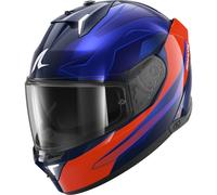SHARK Casco integral Skwal i3 Mekarium – Rojo/Azul Talla L Hombre
