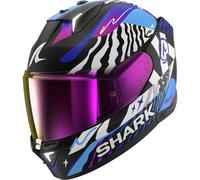 SHARK Casco integral Skwal i3 Speed-Fancy Negro/Blanco/Azul Talla S para hombres