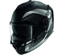 Shark Spartan GT Pro Carbon Ritmo, casco integral XS male Mate Negro/Plata