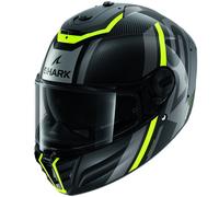 SHARK Cascos Spartan RS Carbon Shawn Carbon / Yellow / Anthracite XS