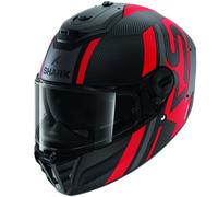 SHARK Cascos Spartan RS Carbon Shawn Mat Carbon / Red / Anthracite XXL