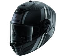 SHARK Cascos Spartan RS Carbon Shawn Mat Carbon / Silver / Anthracite L