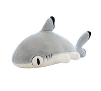 Shark Cat Stuffed Doll Soft Toy Animal Plushie Holiday Decorative Prop Bedroom Sofa Fluffy Sleep Pillow Home Decoration(M)